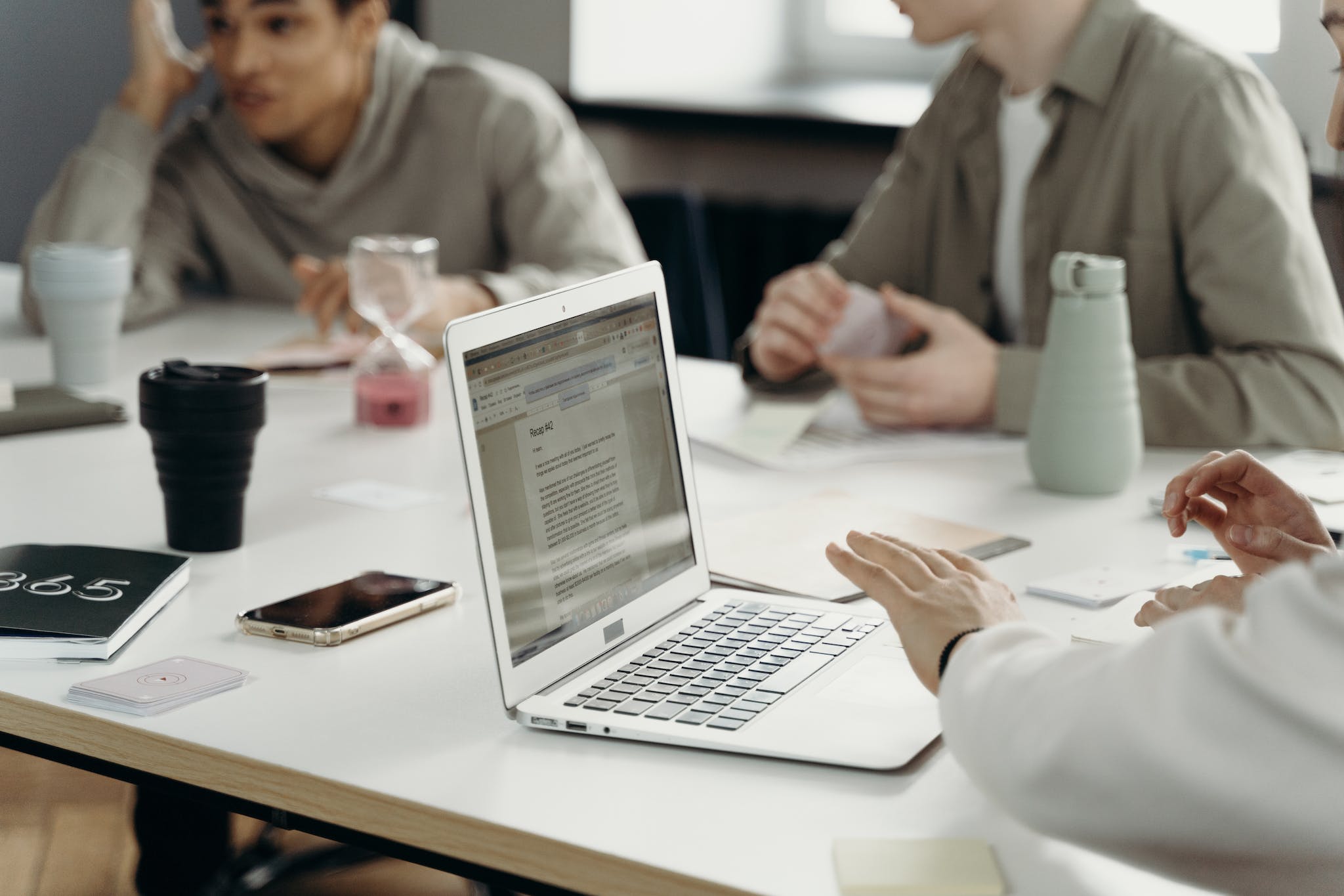 Person Using a Laptop